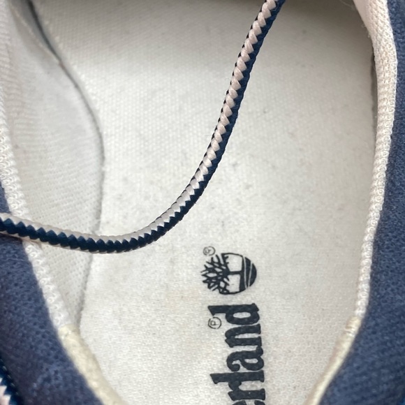 Timberland TB0A1575 Men's Navy Washed/White Newport Bay 2 Eye Boat Shoes - Picture 9 of 16